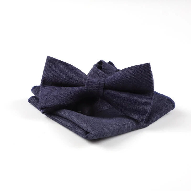 2Pcs Morandi Color System Handkerchief Bow Tie - Image 15