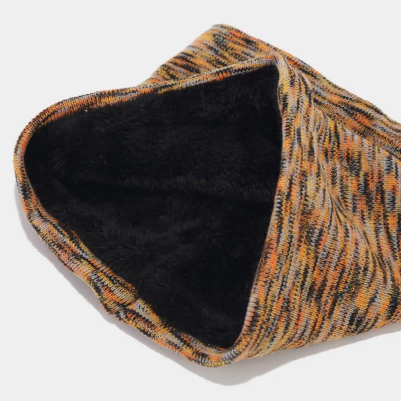 3Pcs Unisex Multi-Color Dying Hat Scarf Gloves Set - Image 5