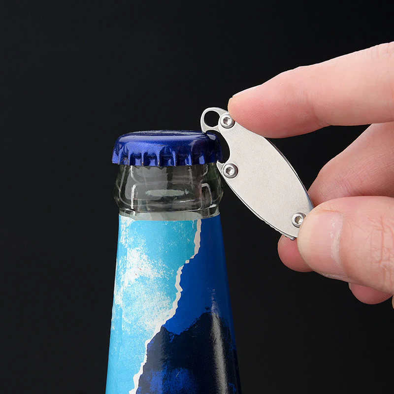 4-In-1 Compact Tool Set Knife Wrench Screwdriver Keychain - Image 7