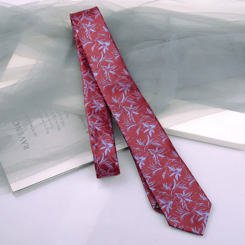 5Pcs Men's Orchids Pttern Gentleman Bow Ties Gift Box - Image 9