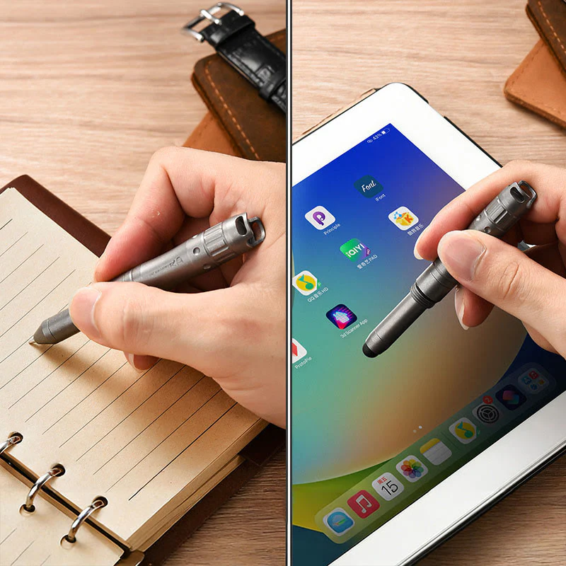 Alloy EDC Tool Lifeguard Writing Touchscreen Tactical Pen - Image 3