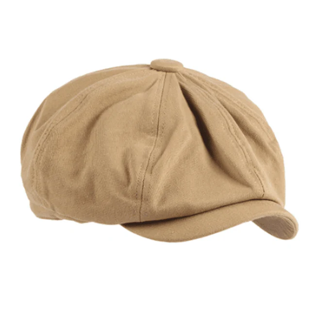 British Newsboy Cotton Octagonal Beret Cap - Image 15