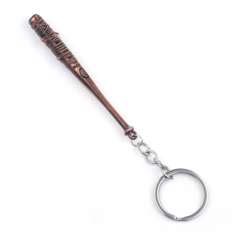 Chic Barbed Baseball Bat Pendant Keychain - Image 4