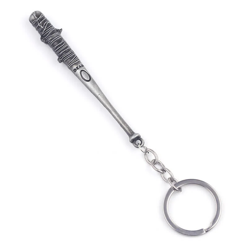 Chic Barbed Baseball Bat Pendant Keychain - Image 5