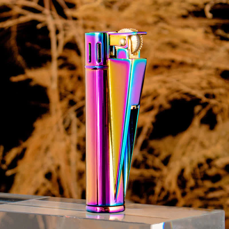 Chic Simple Cylindrical Refillable Kerosene Lighter - Image 13