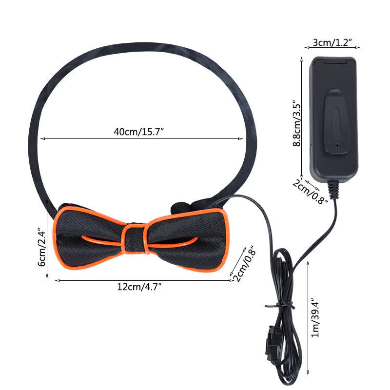 Clearance: Men's LED Luminous Glowing Bow Tie - Image 4