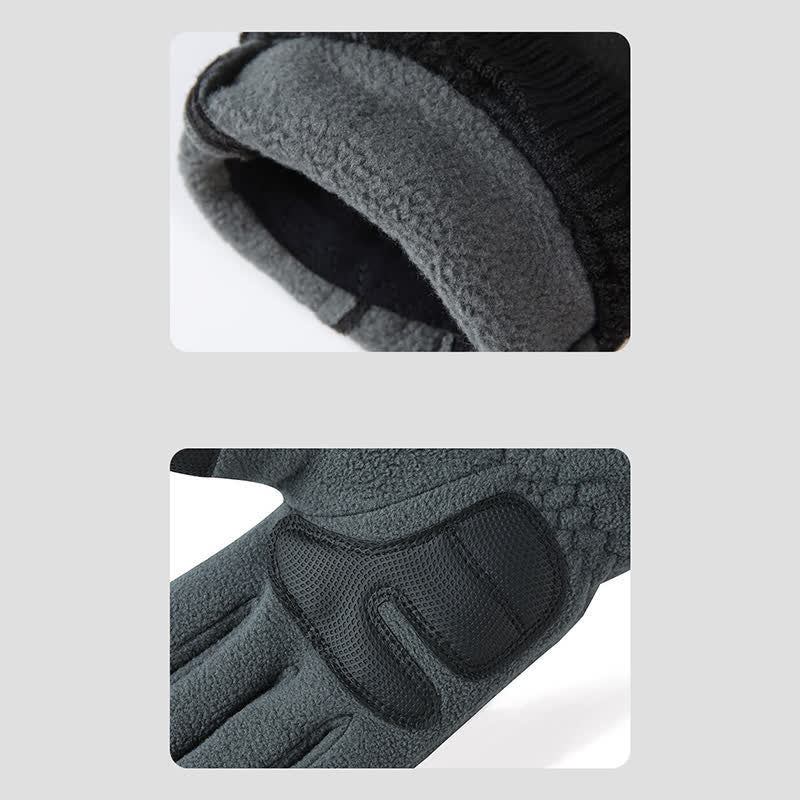 Cold Weather Thickened Fuzzy Elastic Cuff Gloves - Image 4