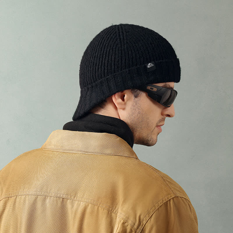 Comfortable Elastic Beanie Short Brim Knitted Hat - Image 2