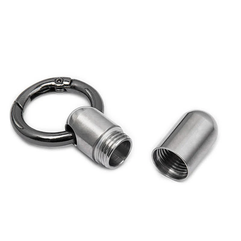 Compact Mini Size Waterproof Pill Container Keychain - Image 7