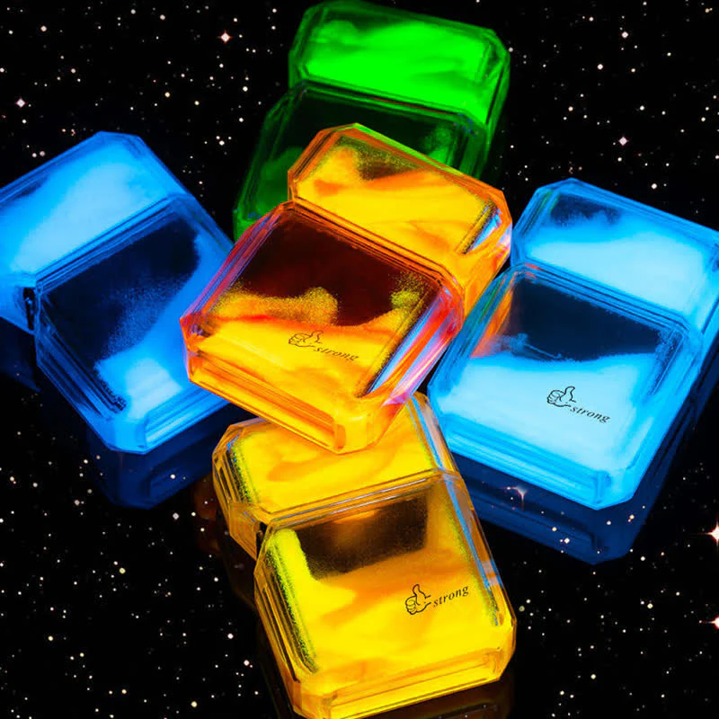 Cool Fluorescent Color Quicksand Refillable Butane Lighter - Image 12