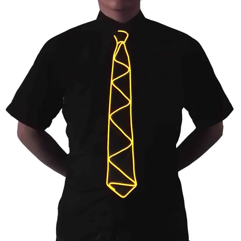 Cool Neon LED Strip Glowing Necktie - Image 4