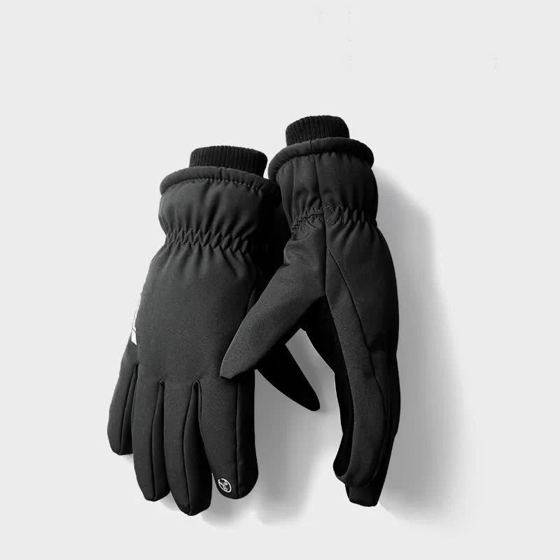 Cotton Winter Riding Thickening Fleece Lined Gloves - Image 2