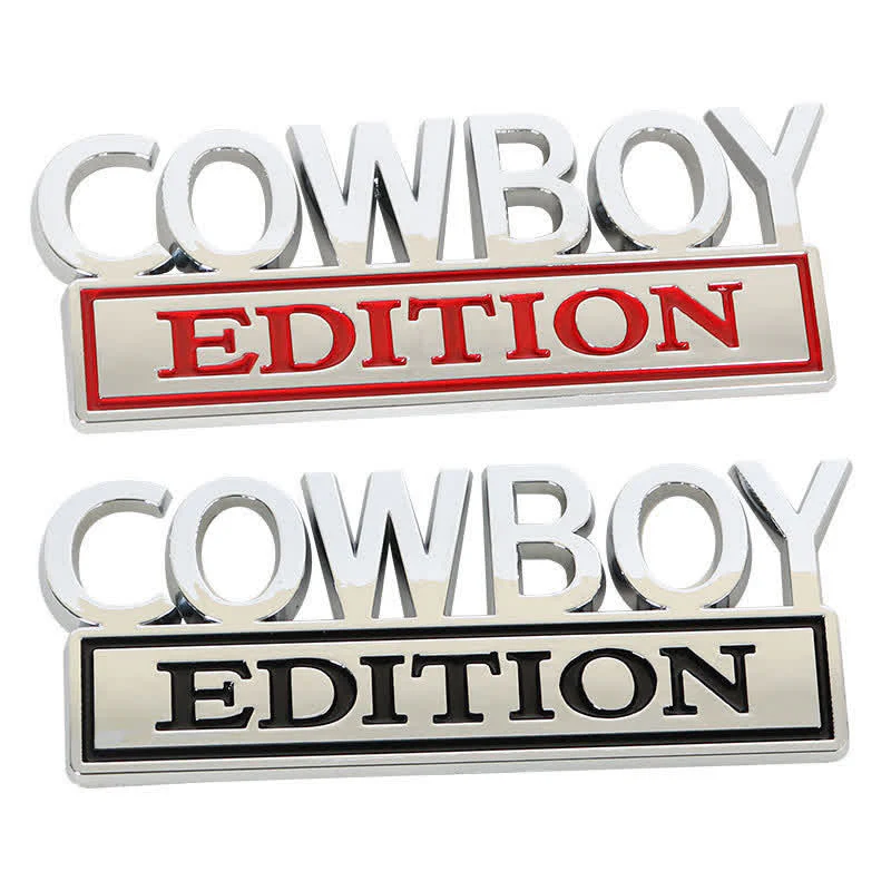 COWBOY EDITION ABS Sticker Emblem Car Badge - Image 8