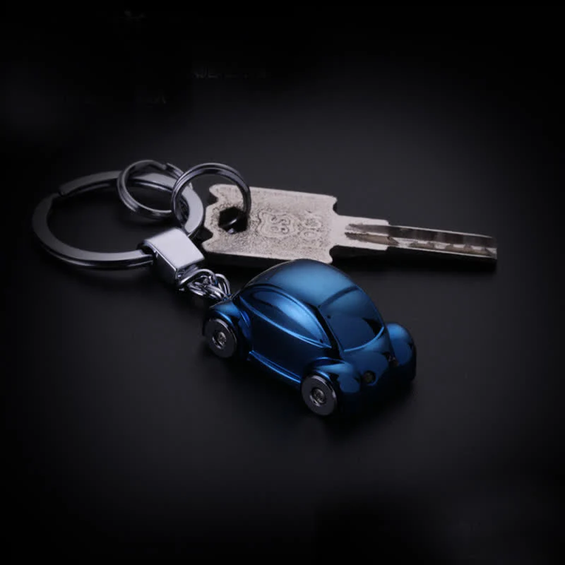 Creative Car Shape LED Flashlight Keychain - Image 3
