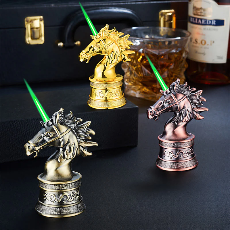 Creative Horse Head Shaped Windproof Butane Lighter - Image 3