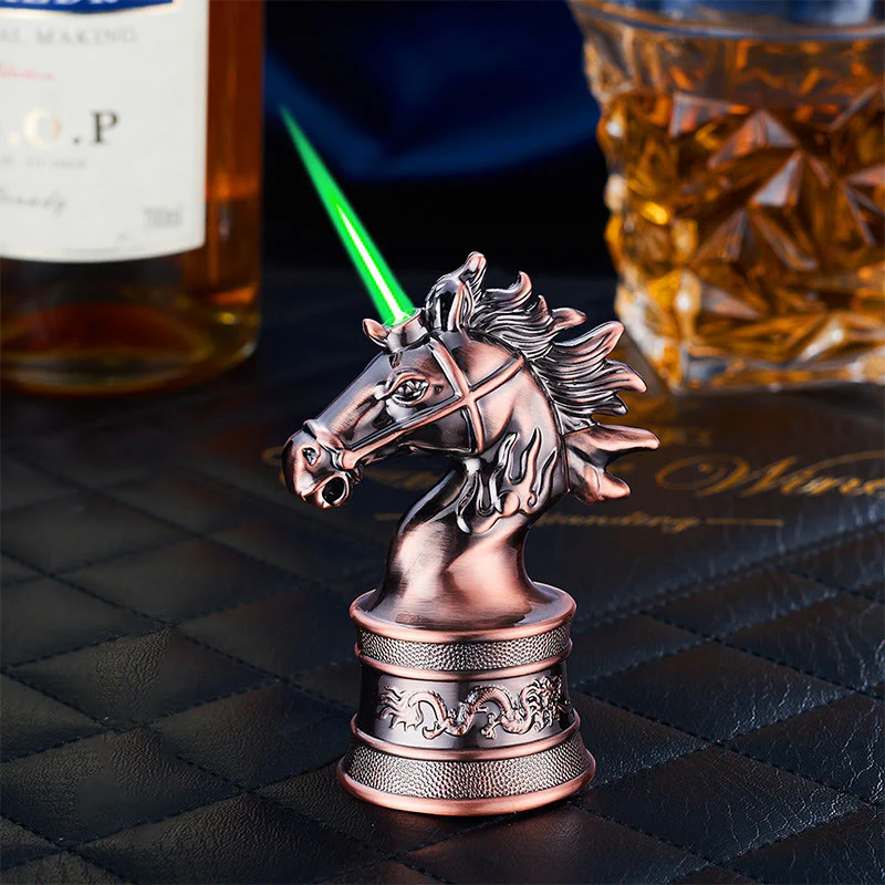 Creative Horse Head Shaped Windproof Butane Lighter - Image 4