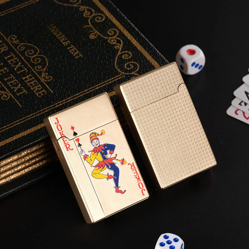 Creative Metal Spade A Poker Butane Lighter - Image 7