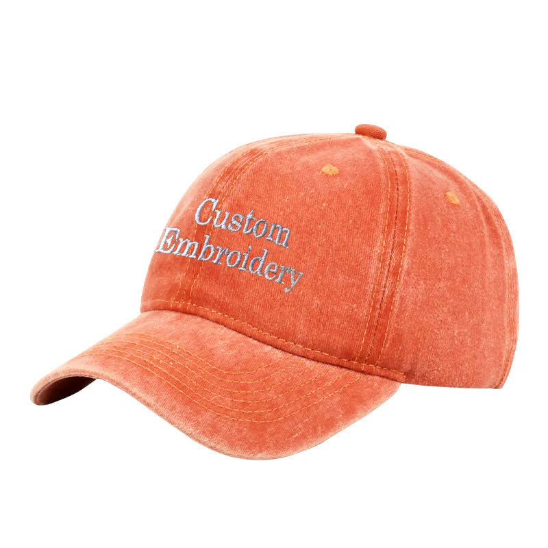 Custom Text Personalized Embroidered Adjustable Baseball Cap - Image 6