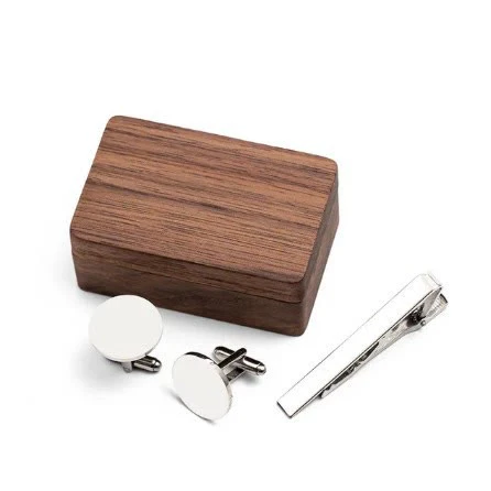 Custom Your Text Wedding Tie Bar Cufflinks For Mens Wear - Image 10