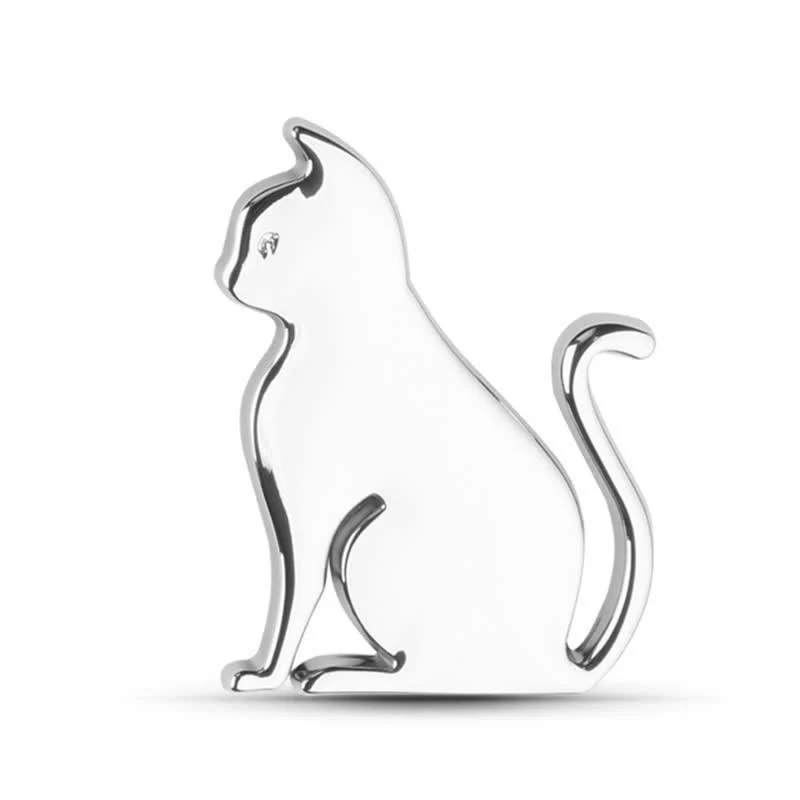 Decorative Cute Cat Pet Metal Sticker Car Badge - Image 12