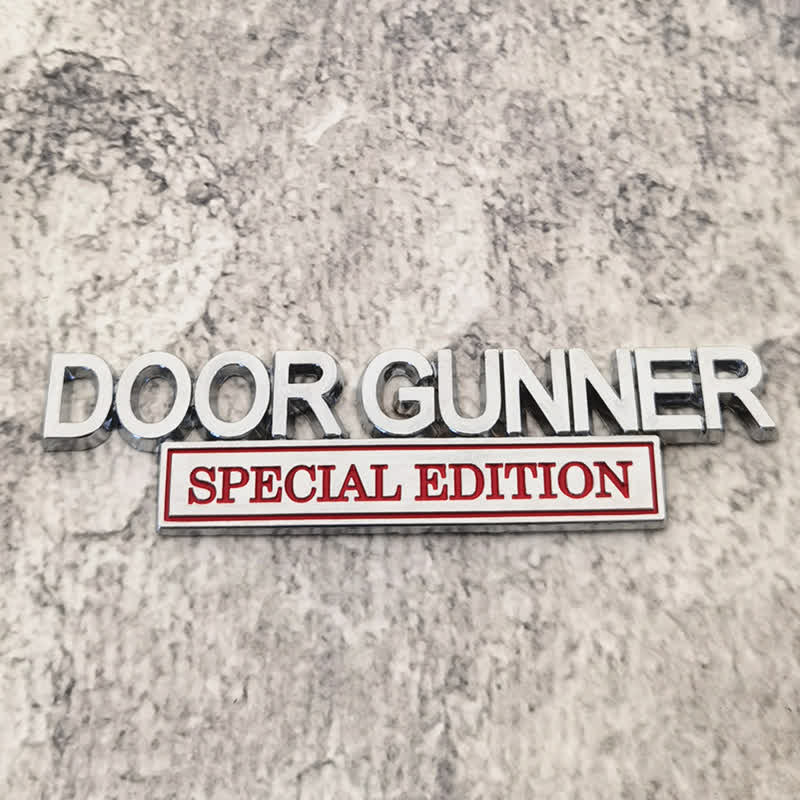DOOR GUNNER SPECIAL EDITION Metal Sticker Car Badge - Image 2