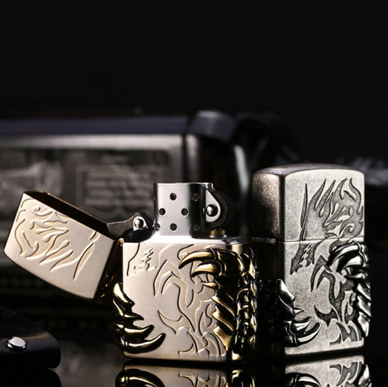 Dragon Claw Relief Refillable Kerosene Lighter - Image 4