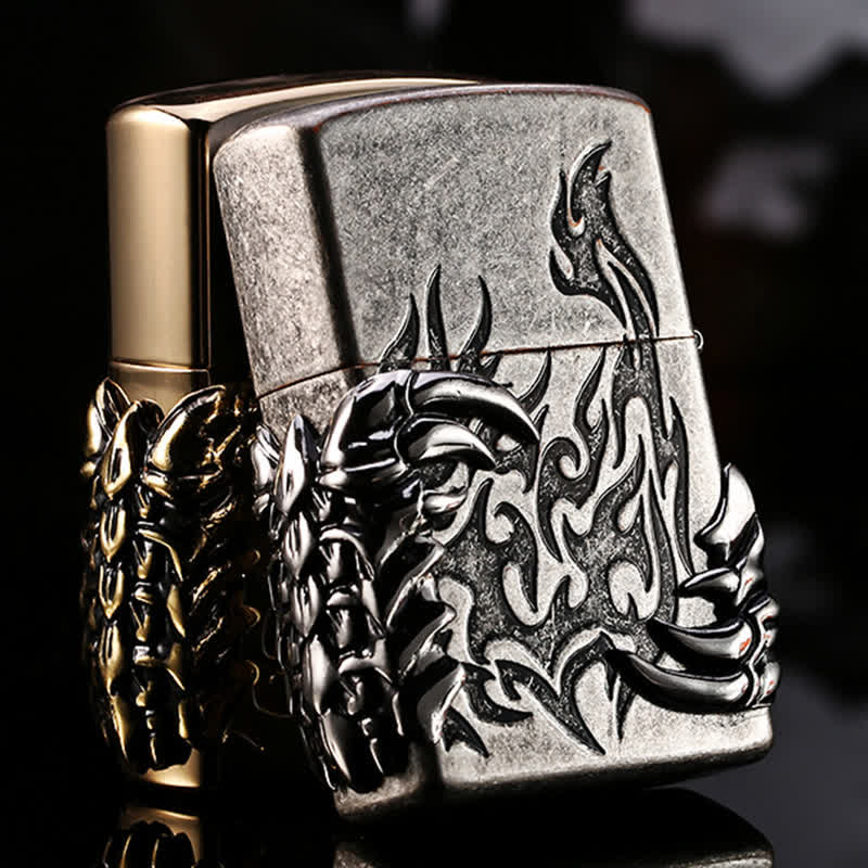 Dragon Claw Relief Refillable Kerosene Lighter - Image 5