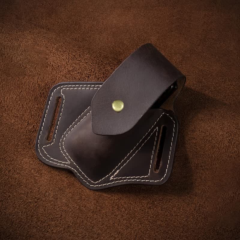 EDC Organizer Multitool Sheath Leather Belt Bag - Image 4