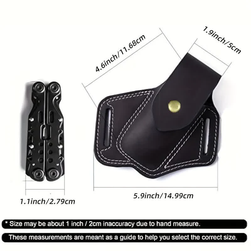 EDC Organizer Multitool Sheath Leather Belt Bag - Image 9