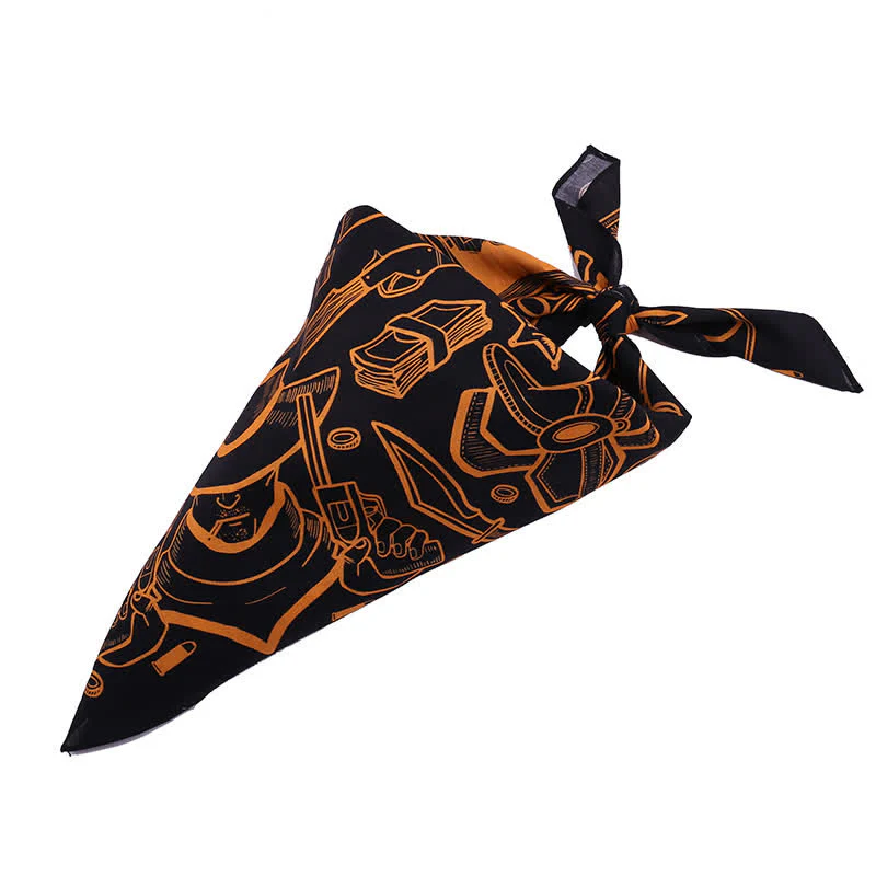 Ethnic Indian Wild West Element Square Scarf - Image 6