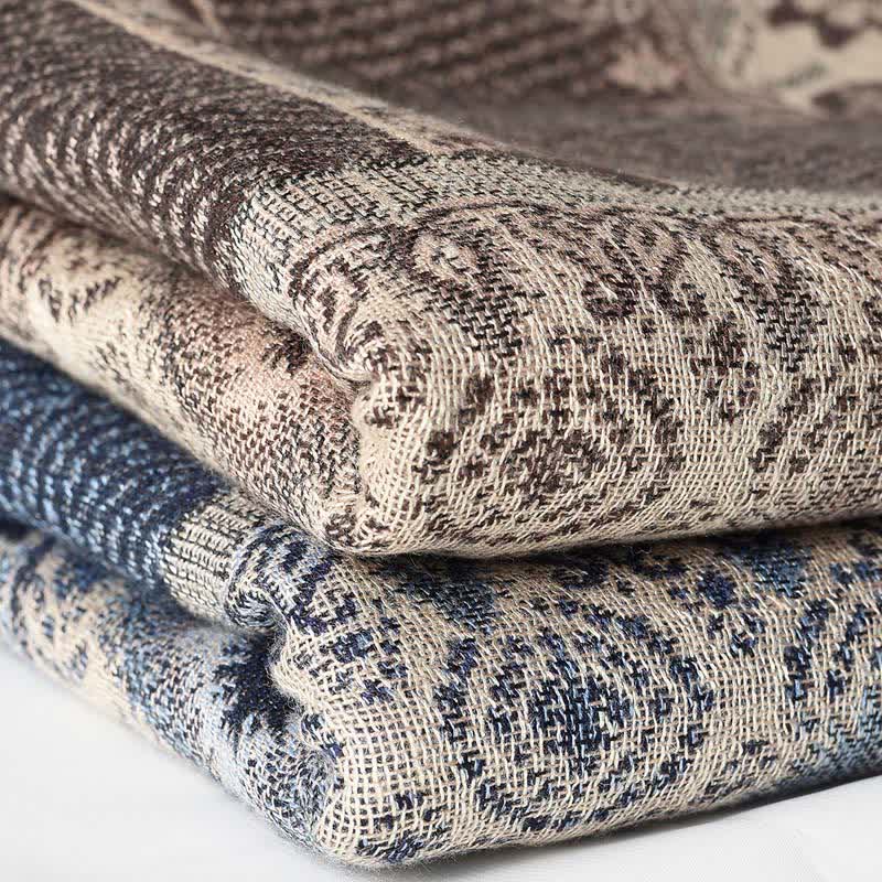 Ethnic Style Pattern Casual Scarf With Delicate Fringe - Image 5