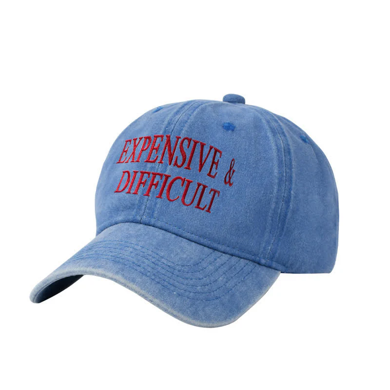 Expensive & Difficult Embroidered Adjustable Baseball Cap - Image 12