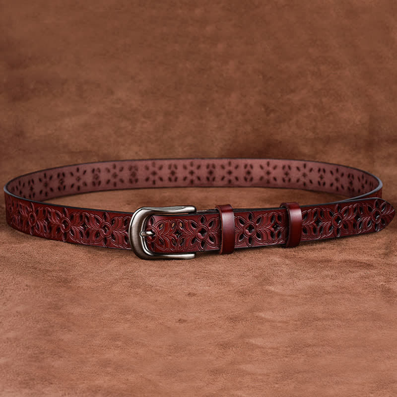 Women's Exquisite Fashion Accessory Hollow Out Leather Belt - Image 4