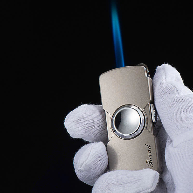 Fingertip Gyro Straight Windproof Blue Flame Lighter - Image 2