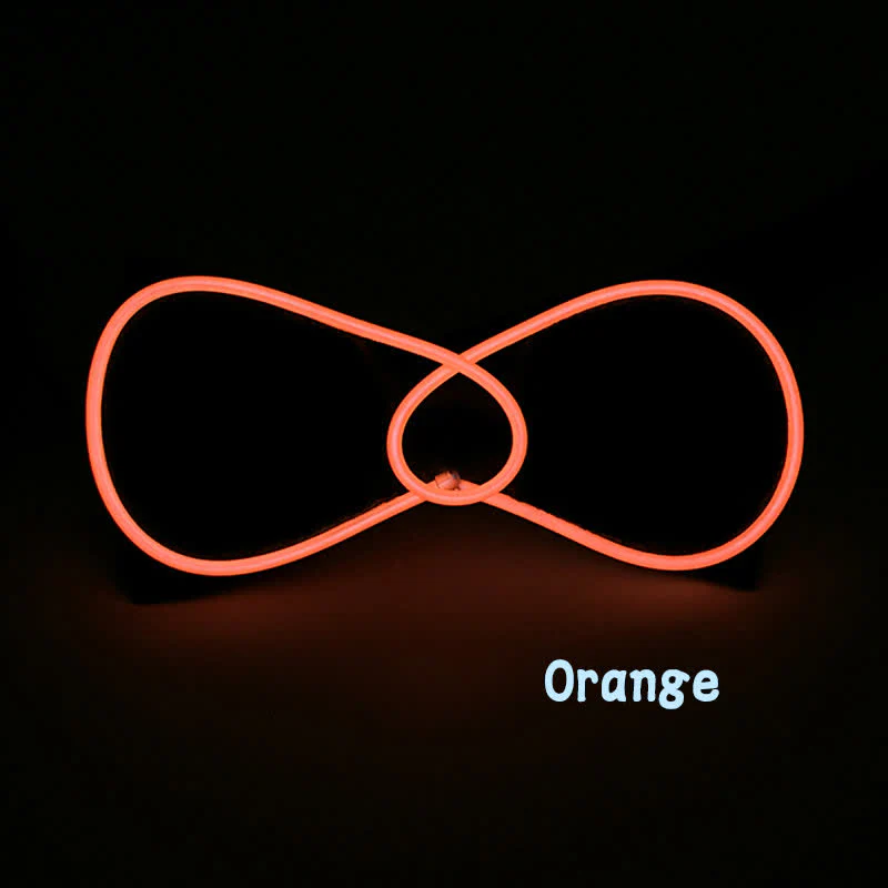 Flashing Round LED Glowing Bow Tie - Image 9