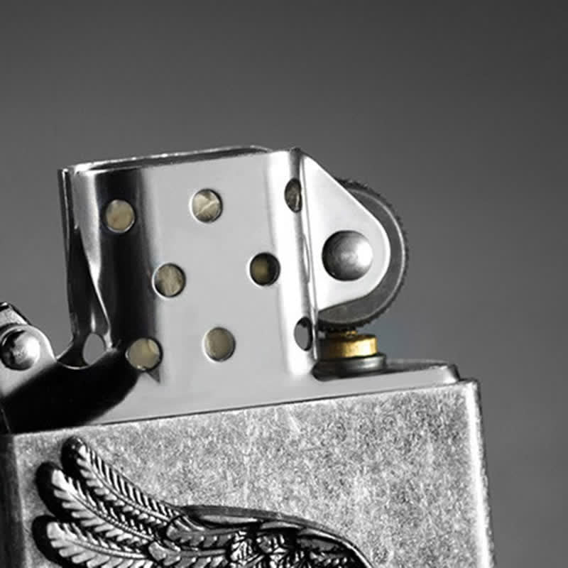 Flying Angel Wings Refillable Kerosene Lighter - Image 7