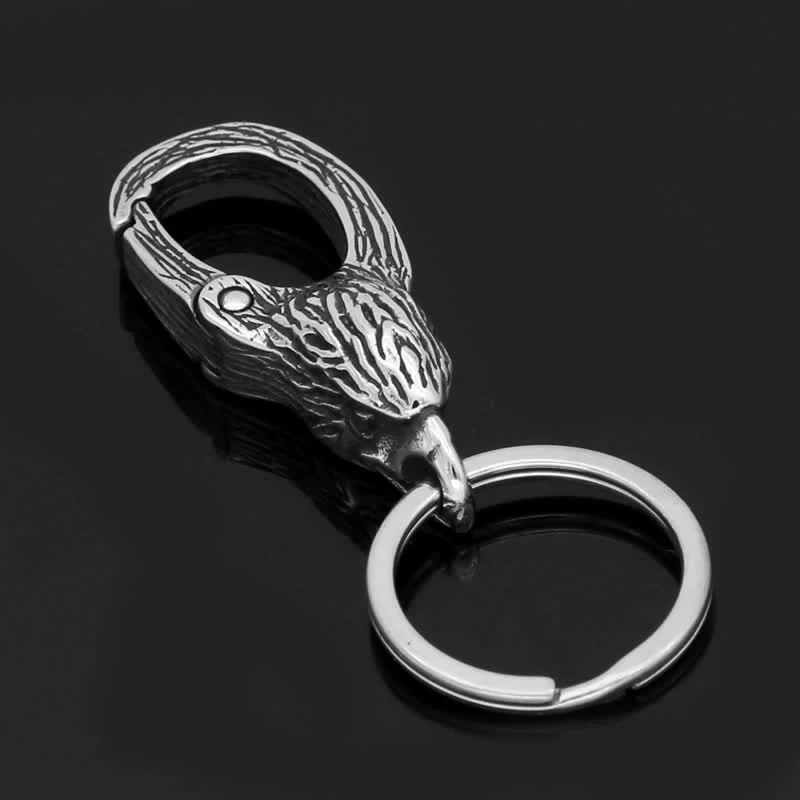 Freedom Symbol Eagle Head Viking Keychain - Image 2