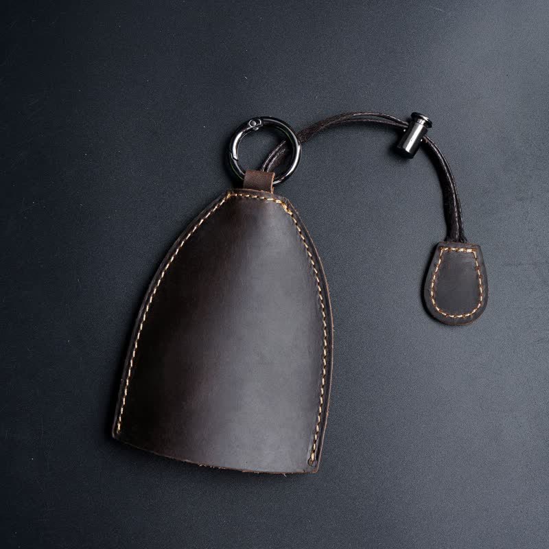 Genuine Leather Storage Bag Pull-out Key Case - Image 15
