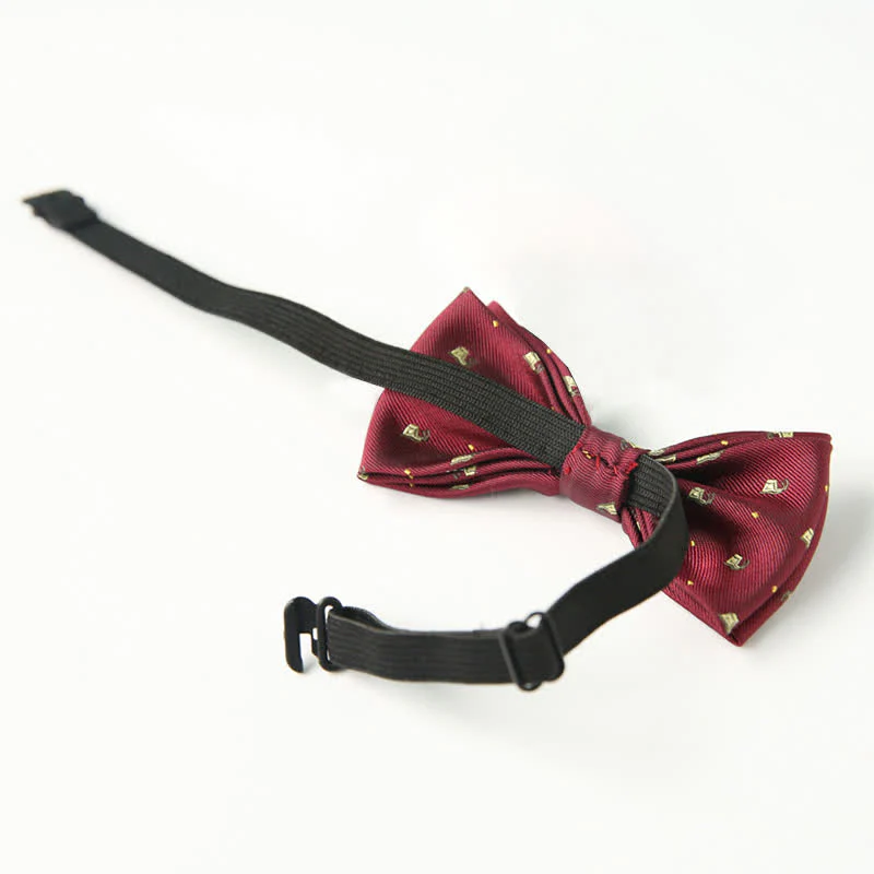 Kid's Cute Printed Double-Layered Stylish Fun Bow Tie - Image 3