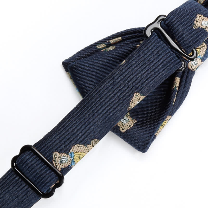 Kid's Naughty Teddy Bear Twilled Bow Tie - Image 5