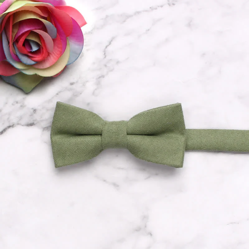 Kid's Simple Gentle Style Solid Color Bow Tie - Image 13
