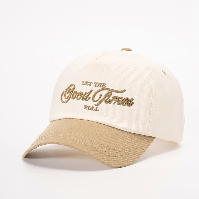 Let the Good Times Roll Two-Tone Embroidered Baseball Cap