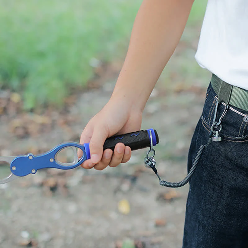 Magnetic Buckle Spring Rope Net Release Holder Keychain - Image 7