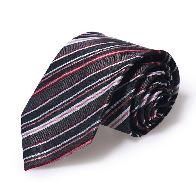 Men's Academy Business Striped Necktie - Image 4