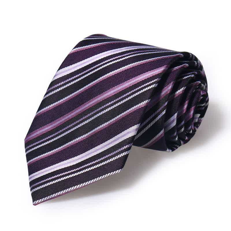 Men's Academy Business Striped Necktie - Image 5