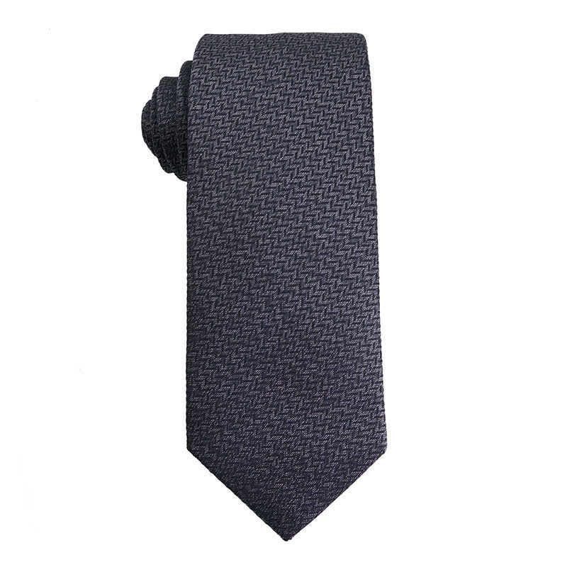 Men's Advanced Navy Blue Series Business Necktie - Image 5