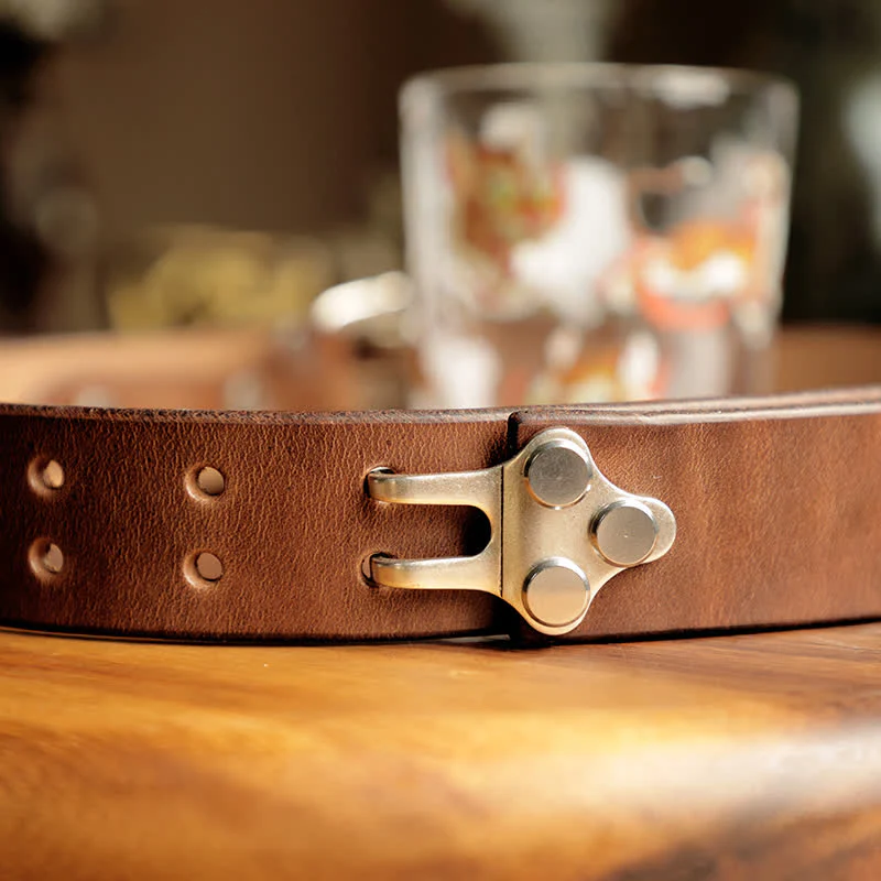 Men's Adventure Western Cavalry Leather Belt - Image 15