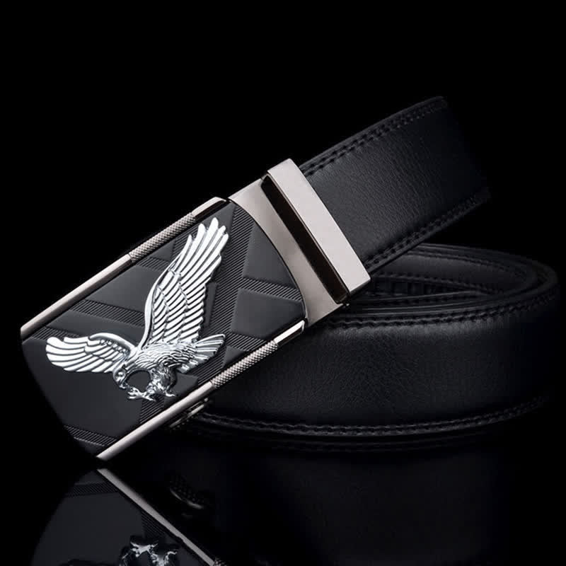 Men's Animal Eagle Automatic Buckle Leather Belt - Image 8