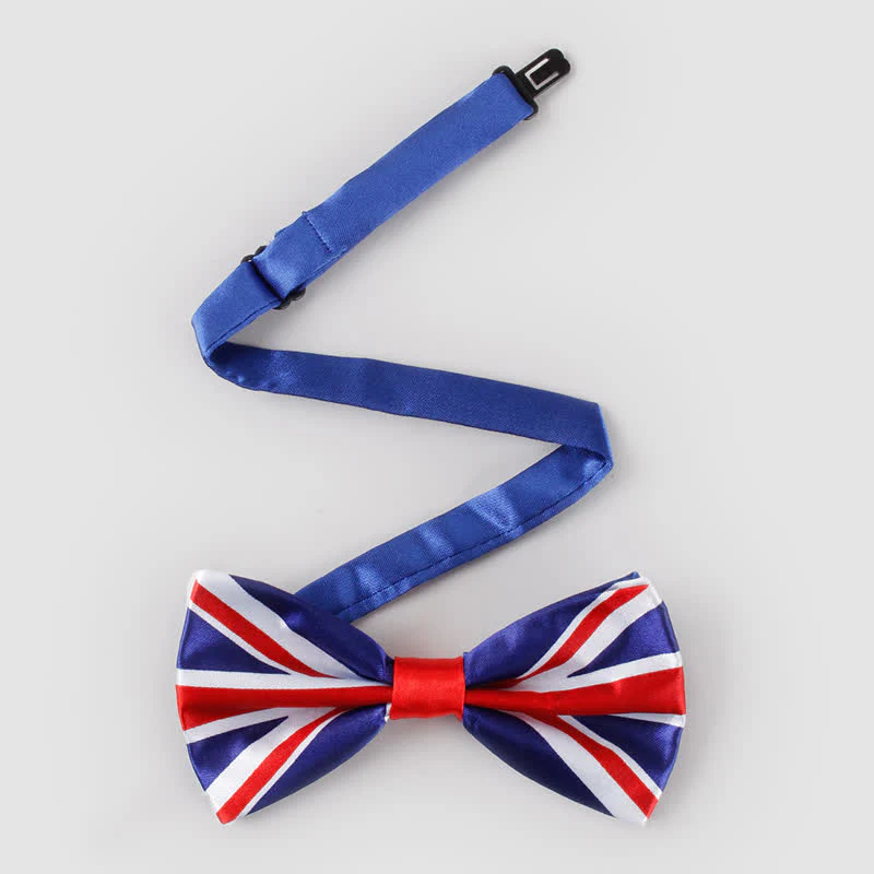 Men's British Flag Patriotic Party Bow Tie Necktie - Image 2