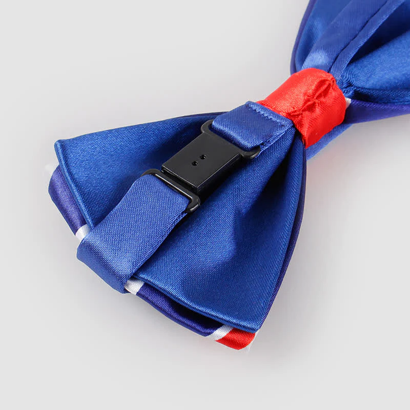 Men's British Flag Patriotic Party Bow Tie Necktie - Image 6